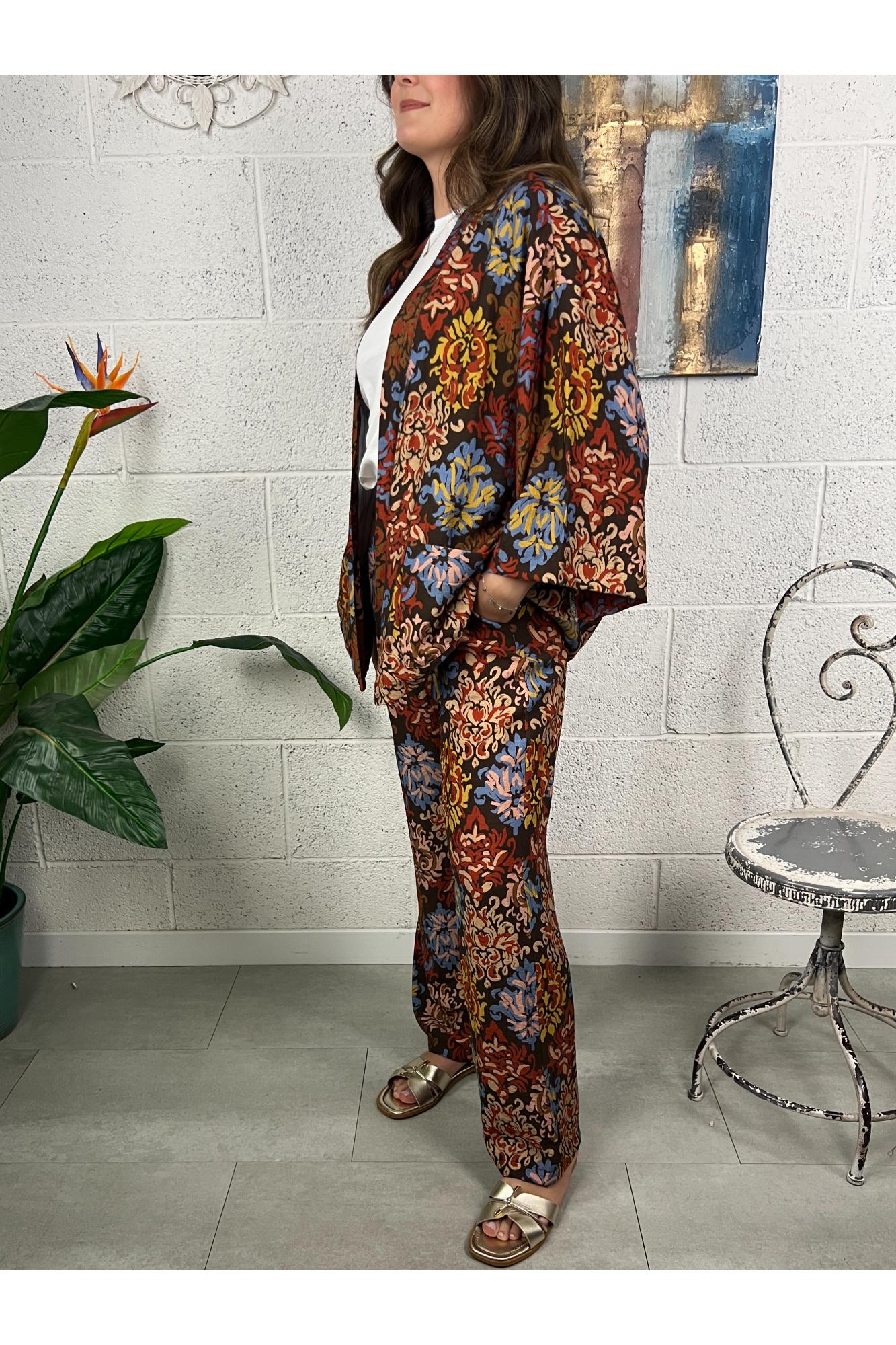 METOO pantalone fantasia Metoo Moro