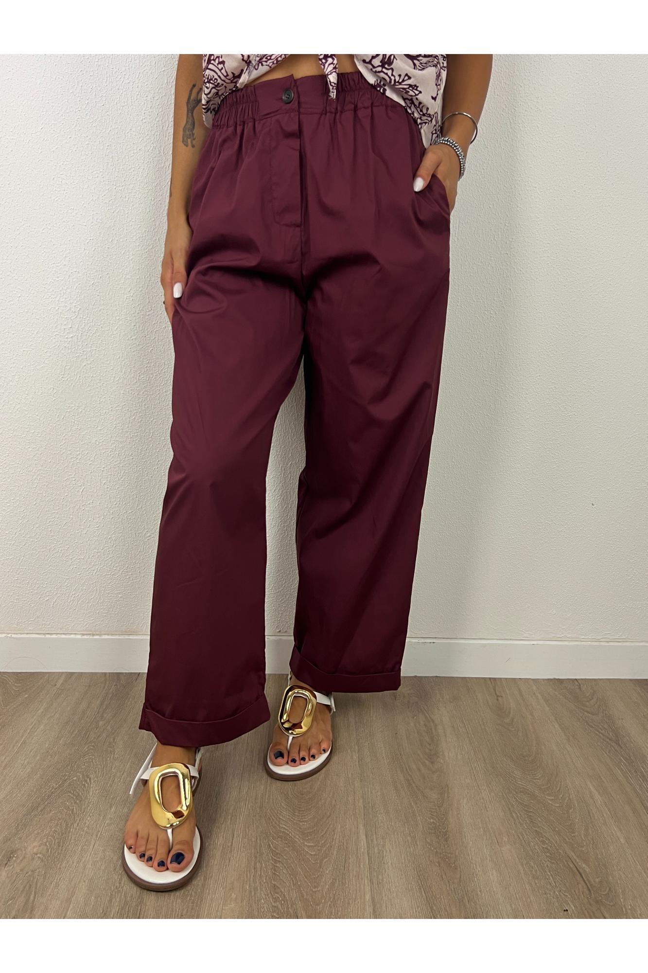 METOO Pantalone tela paracadute Metoo Vino