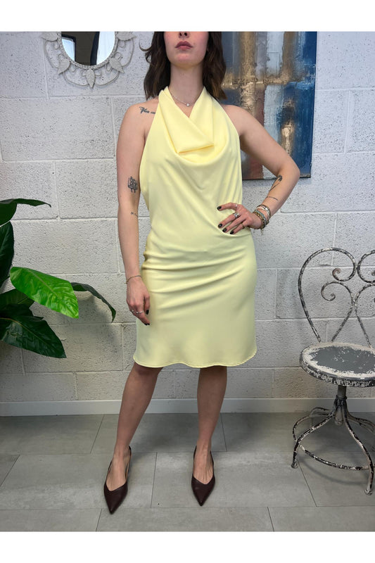 METOO Abito scollato Metoo Giallo