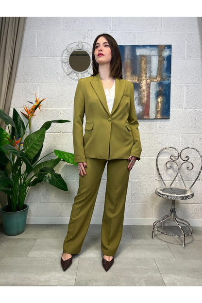 METOO Tailleur giacca e pantalone Metoo Olio