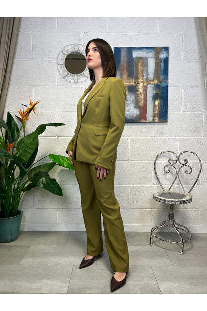 METOO Tailleur giacca e pantalone Metoo Olio