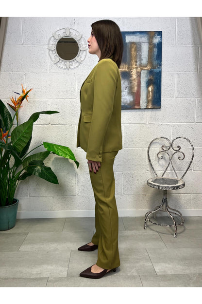 METOO Tailleur giacca e pantalone Metoo Olio