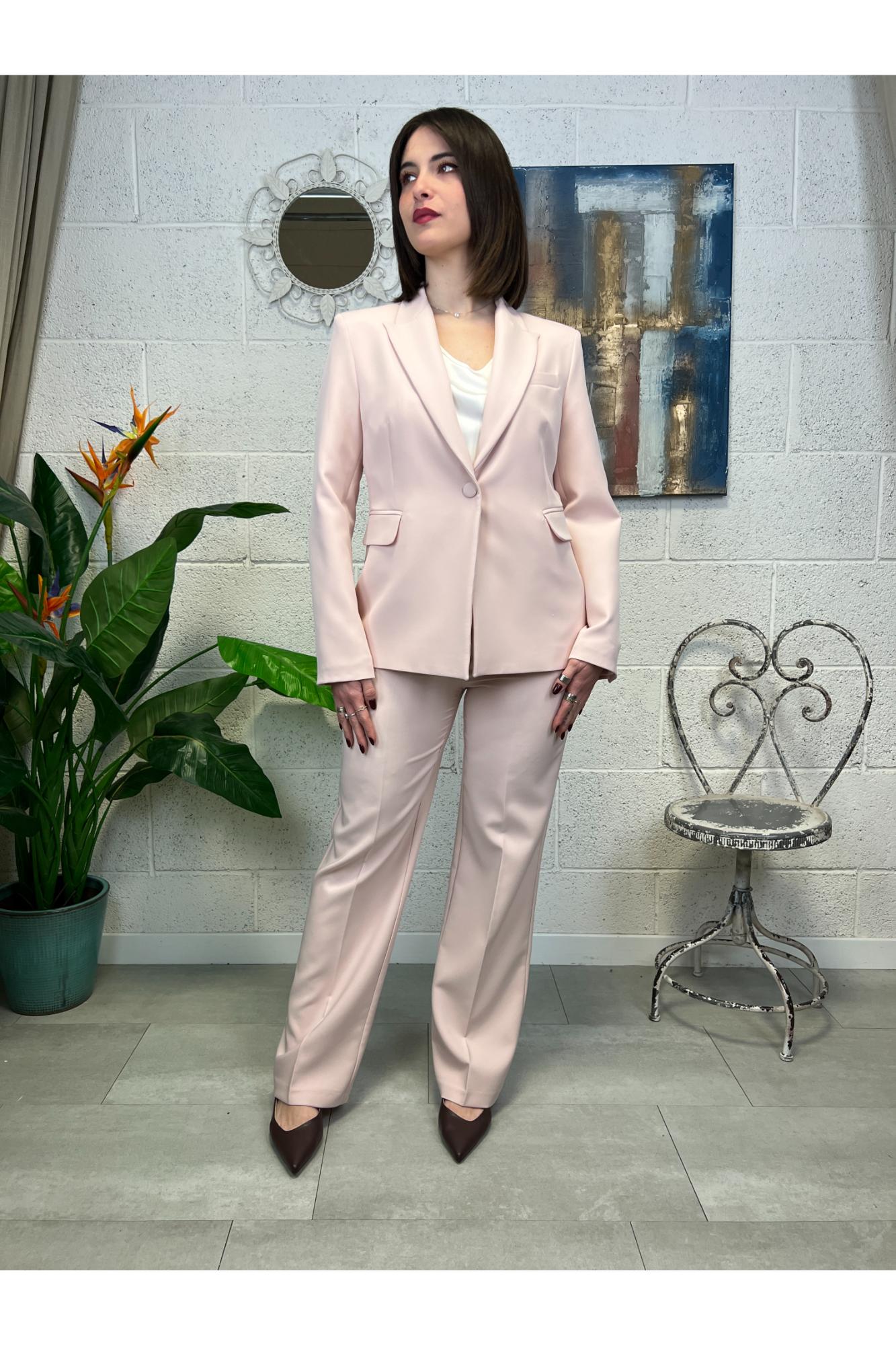 METOO Tailleur giacca e pantalone Metoo Rosa