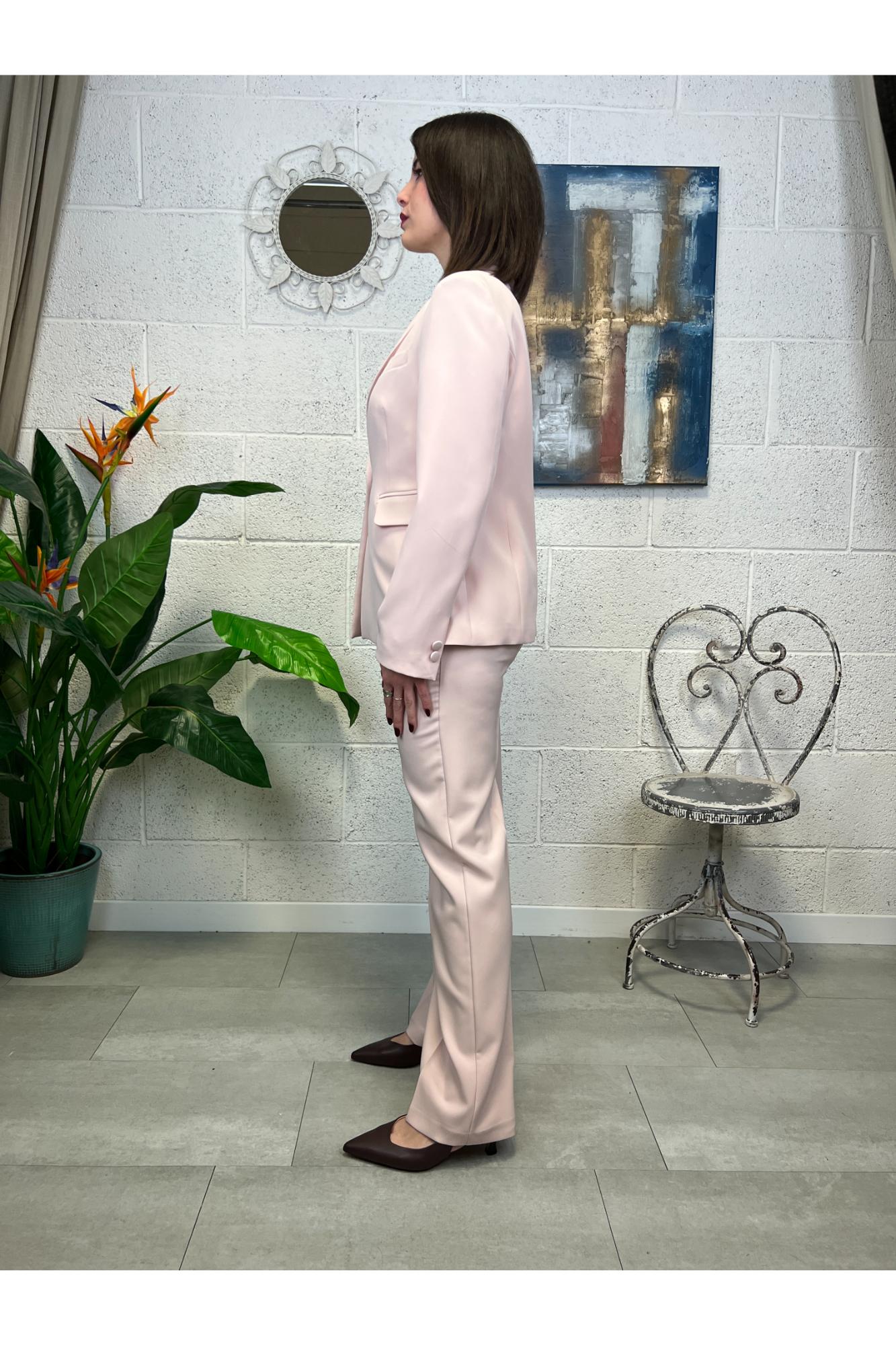 METOO Tailleur giacca e pantalone Metoo Rosa