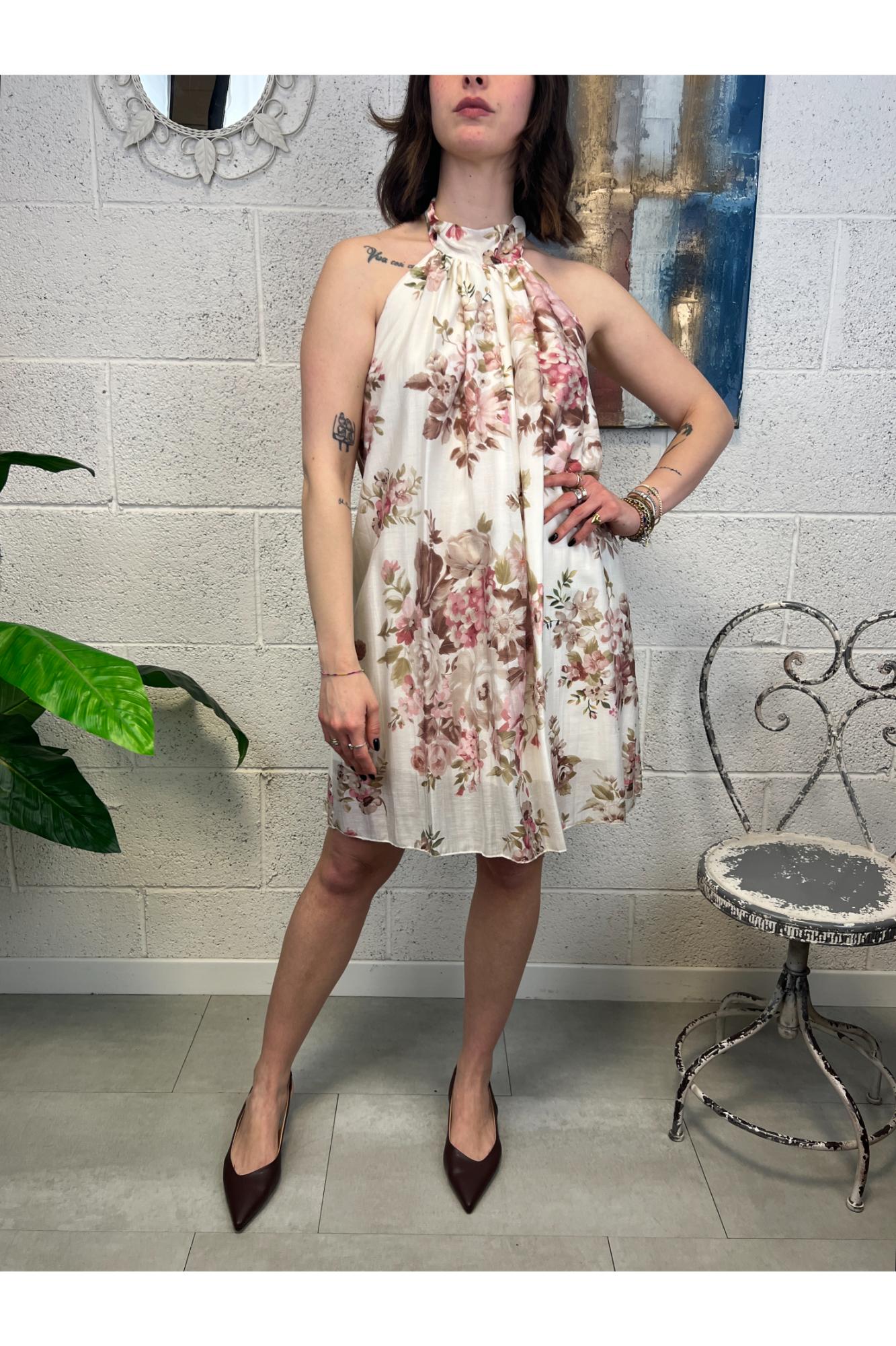 METOO Abito smanicato fantasia Metoo Burro