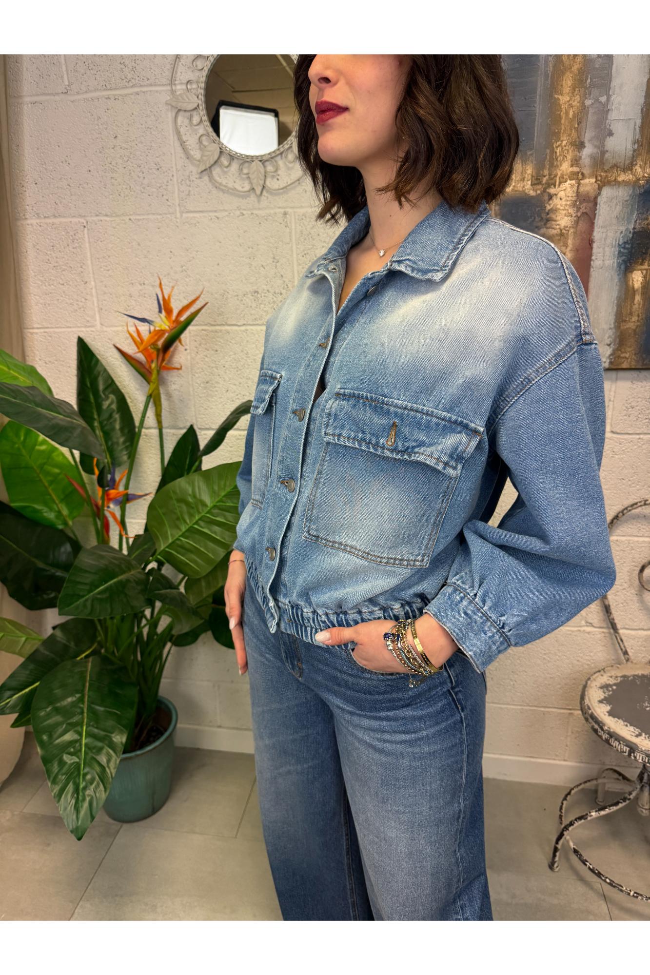METOO Giubbino di jeans over Metoo Denim