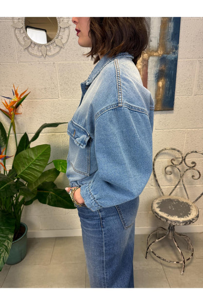 METOO Giubbino di jeans over Metoo Denim