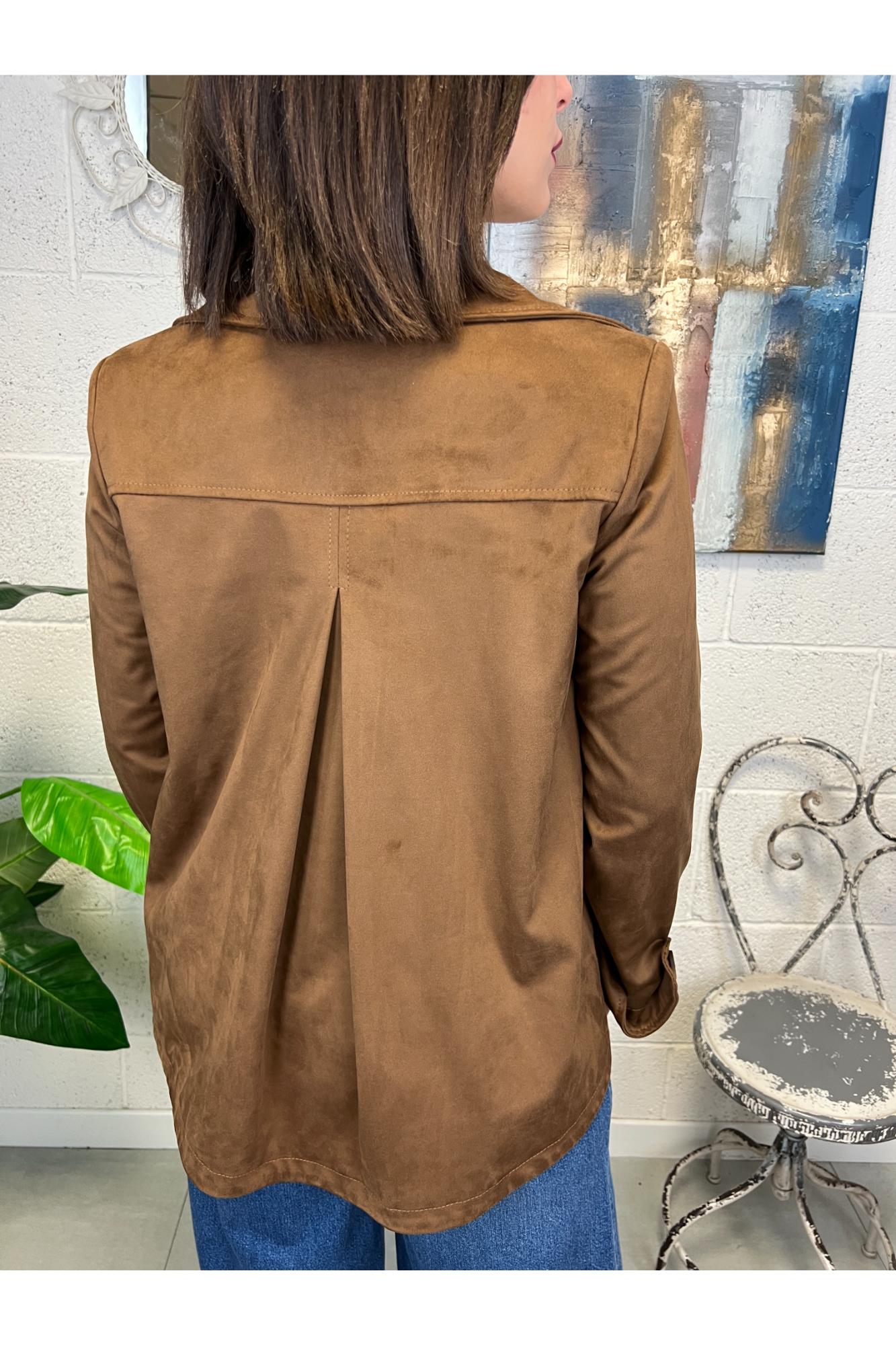 MOTEL trench scamosciato Motel Cognac