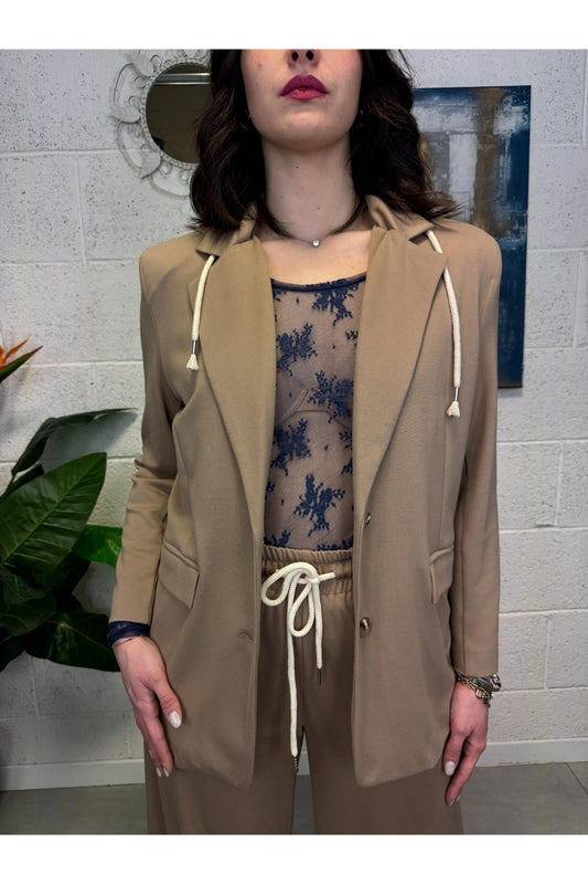 MOTEL Giacca di felpa Cammello