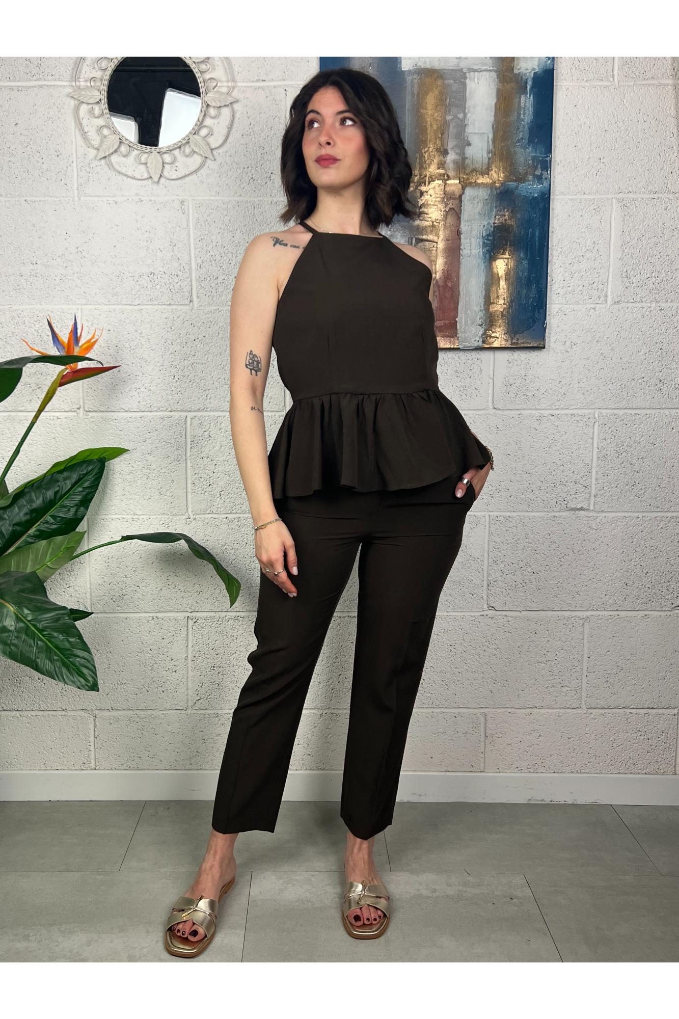 MOTEL Completo smaniacto e pantalone Motel Moro