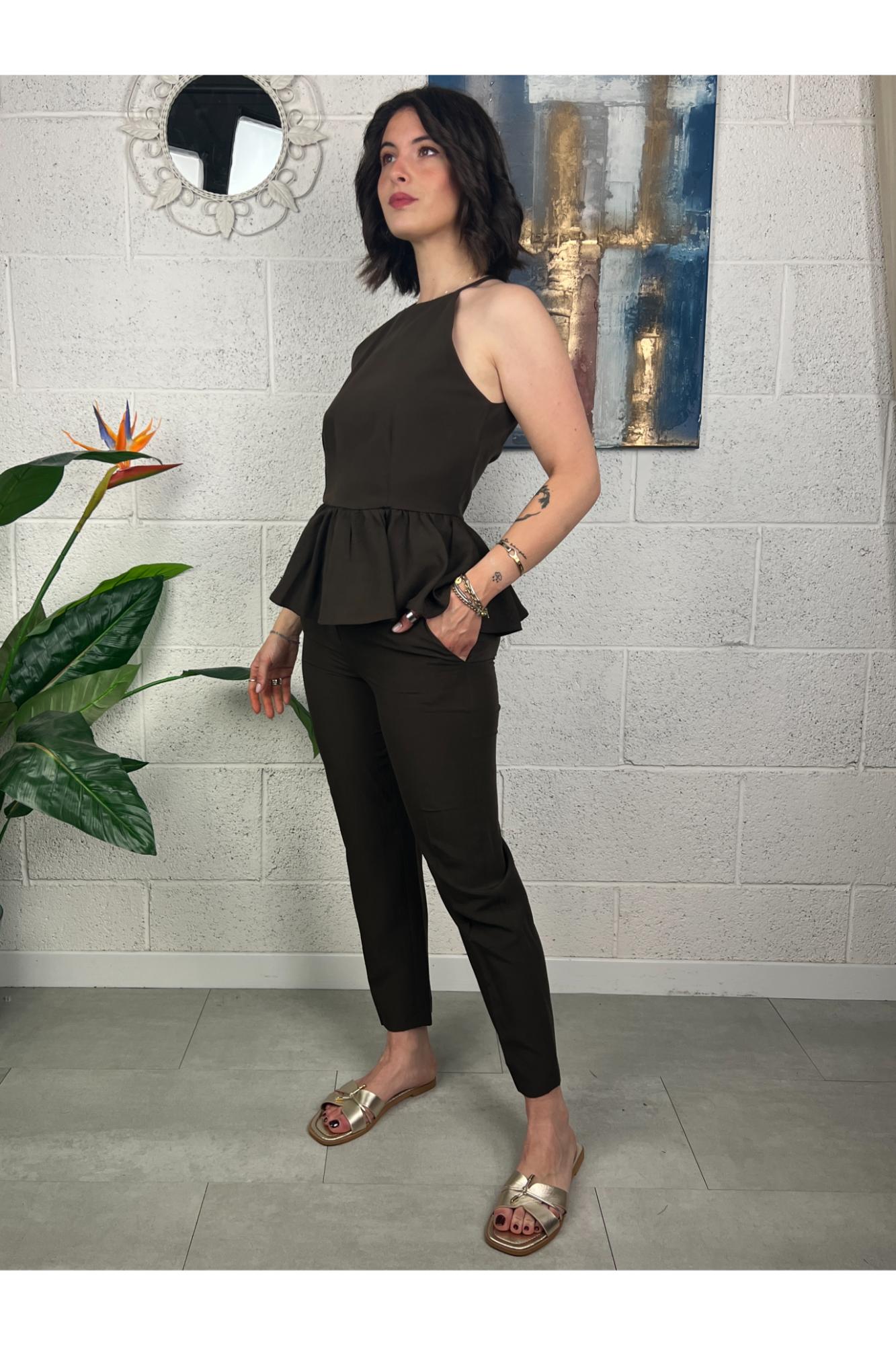 MOTEL Completo smaniacto e pantalone Motel Moro