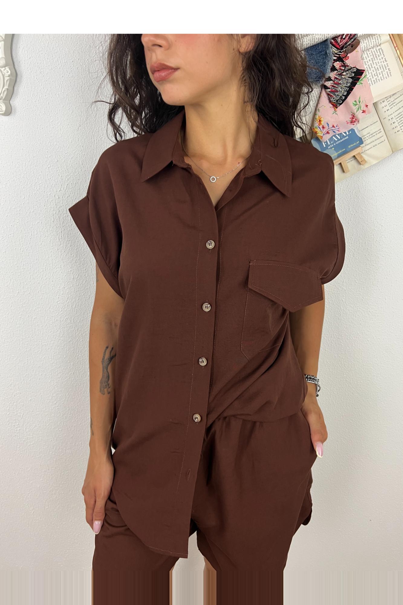 MOTEL Completo casacca e short Motel Moro