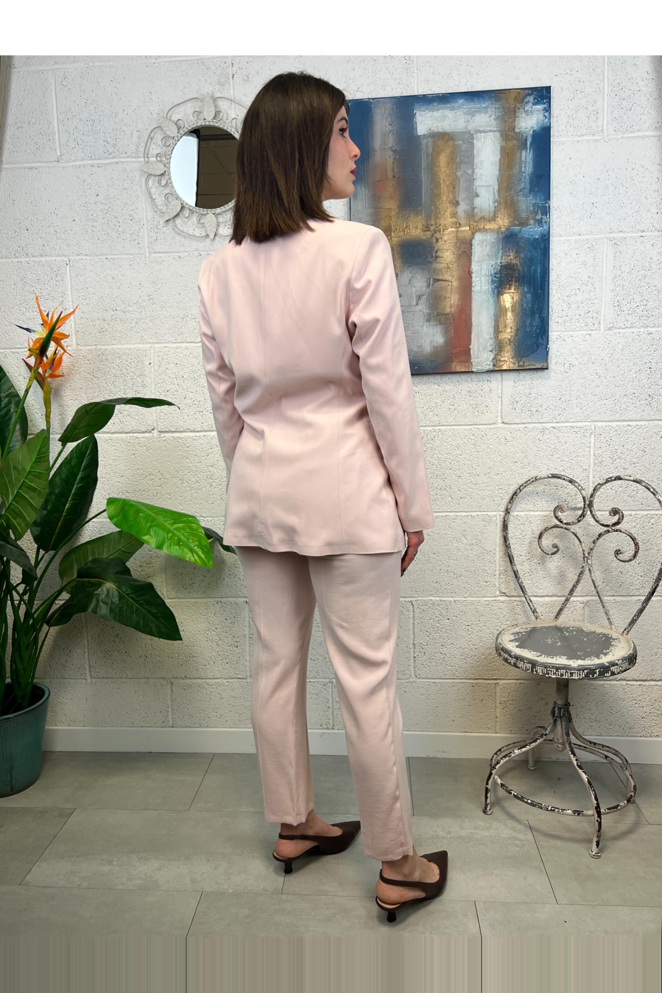 MOTEL Pantalone slim Motel Rosa