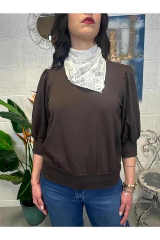 MOTEL Felpa con foulard Motel Moro