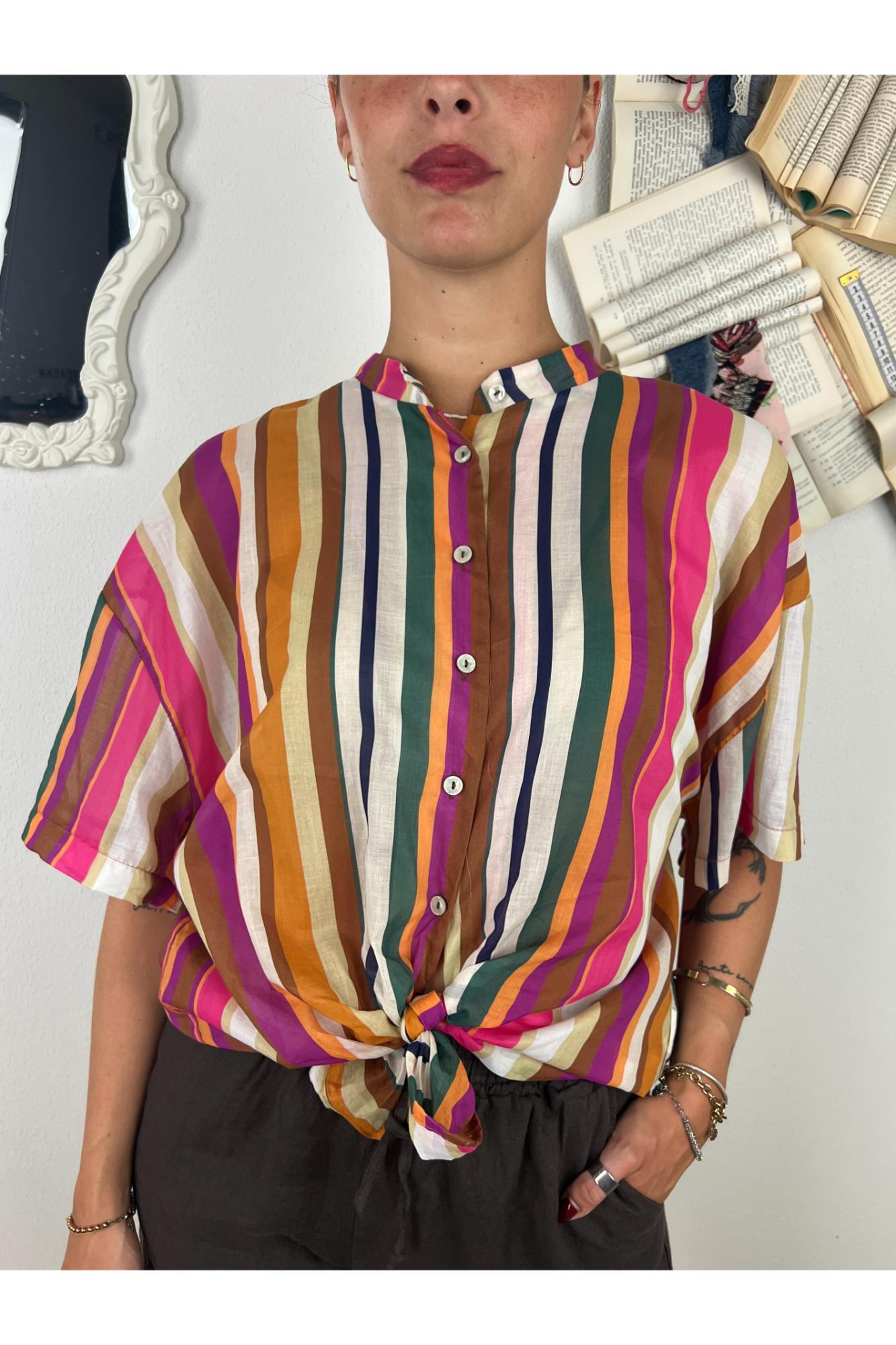 Camicia rigata Mote