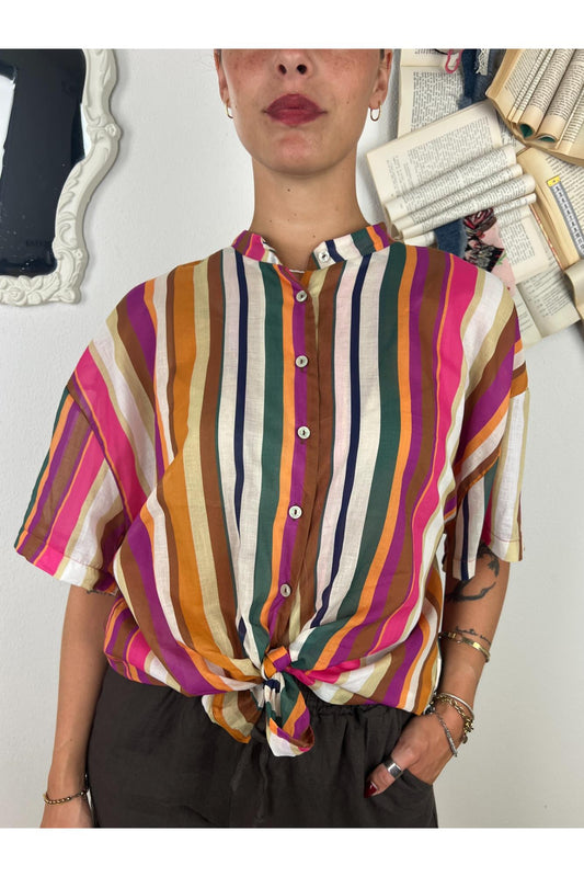 Camicia rigata Mote