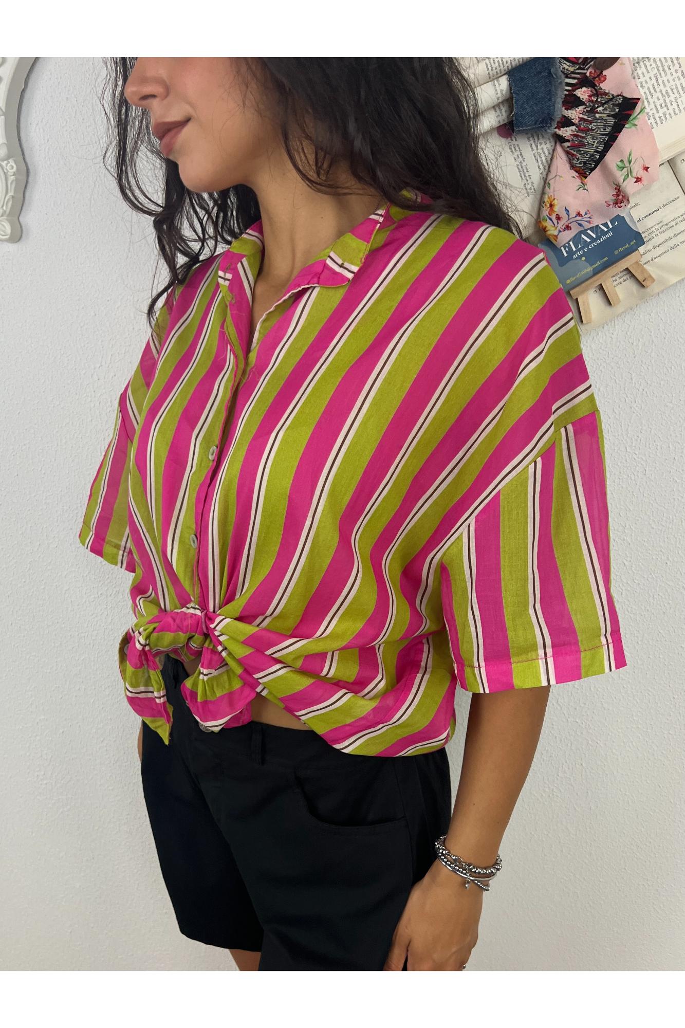 MOTEL Camicia rigata Motel Unica