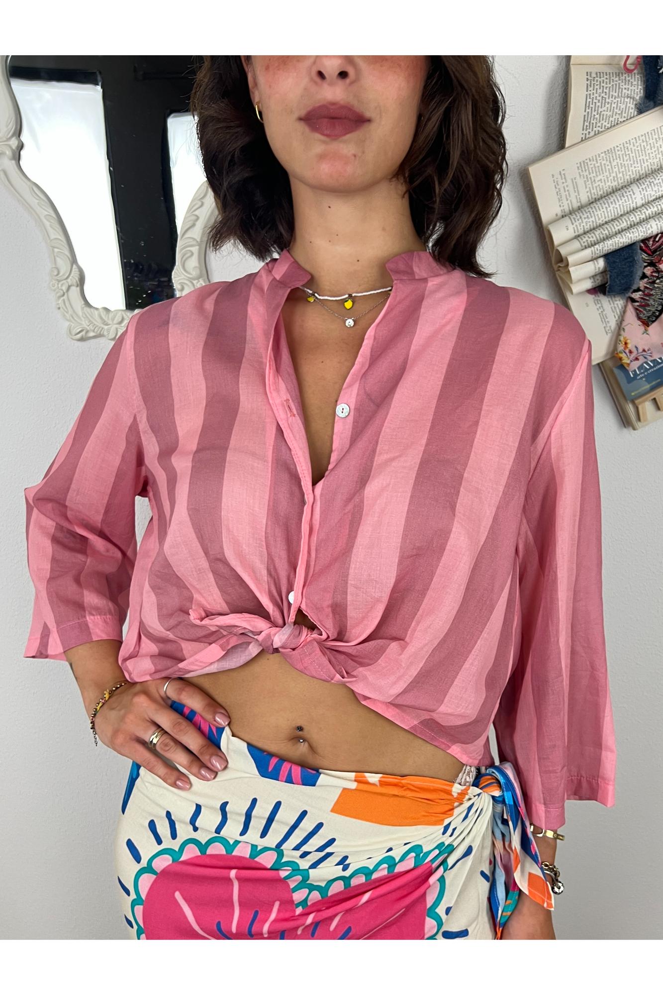 MOTEL Camicia rigata Motel Unica