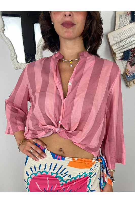 MOTEL Camicia rigata Motel Unica