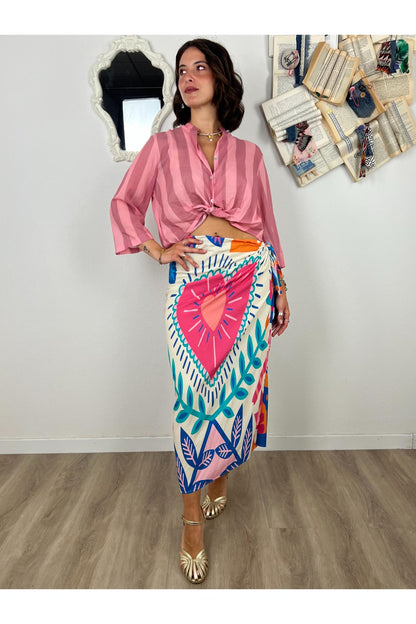 MOTEL Camicia rigata Motel Unica