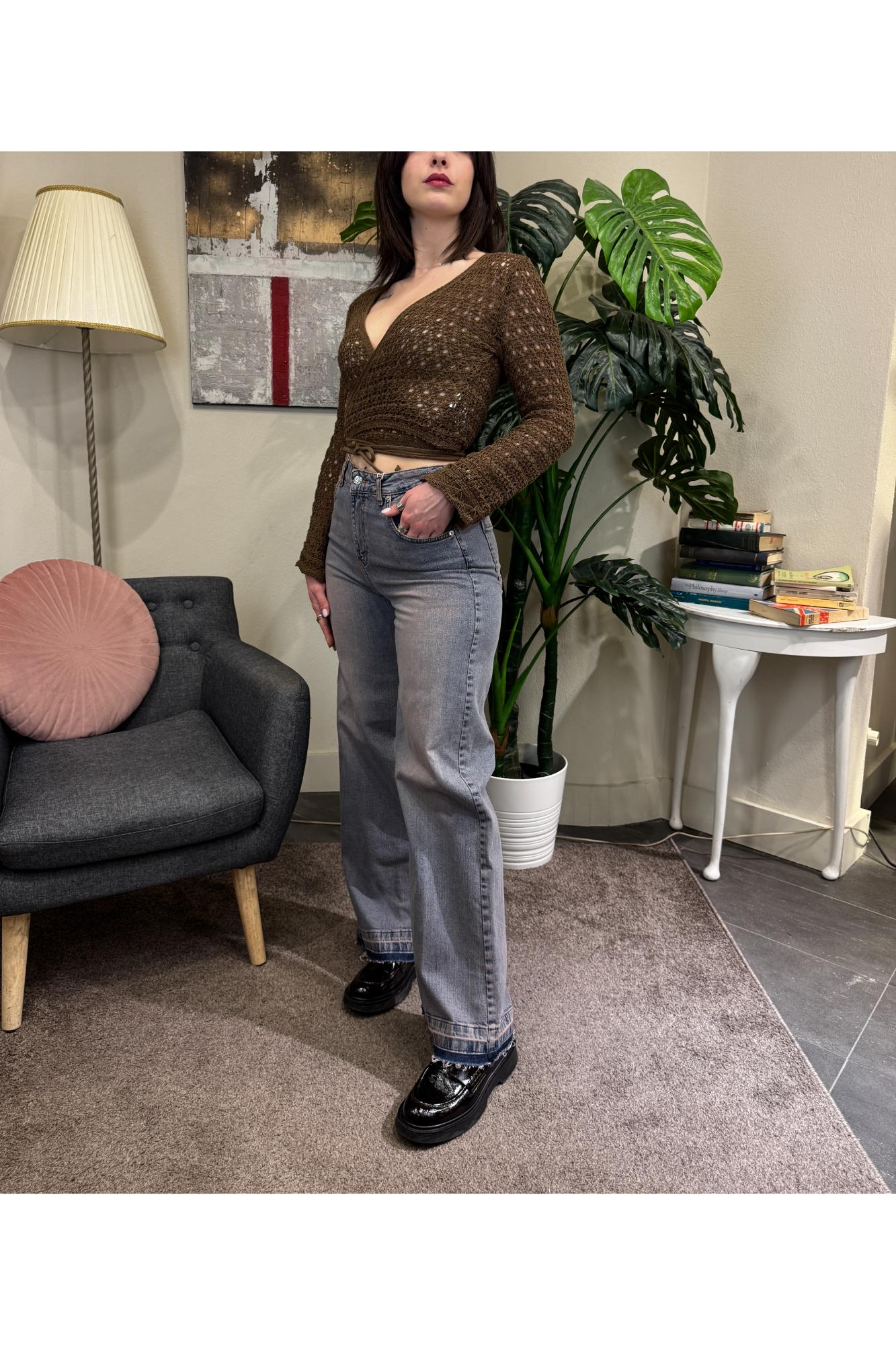 MOTEL Jeans scolorito Motel Rosa