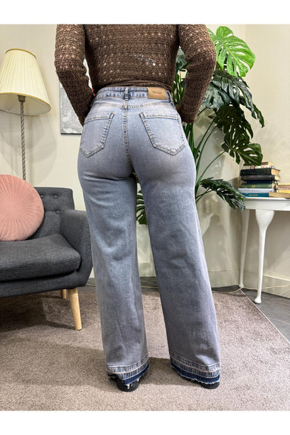 MOTEL Jeans scolorito Motel Rosa