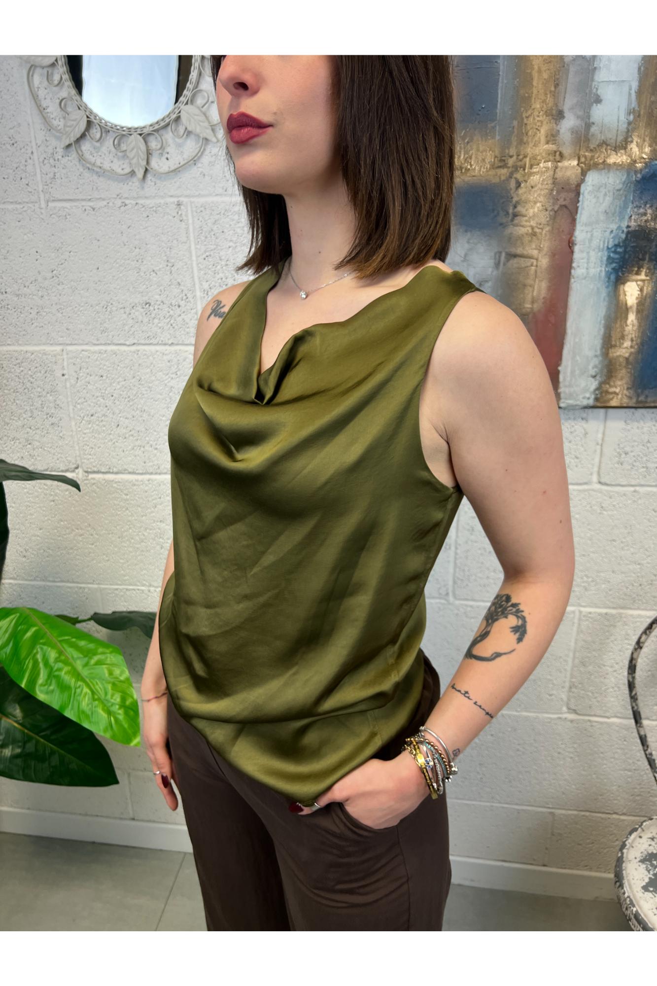 MOTEL Canottiera Motel Verde