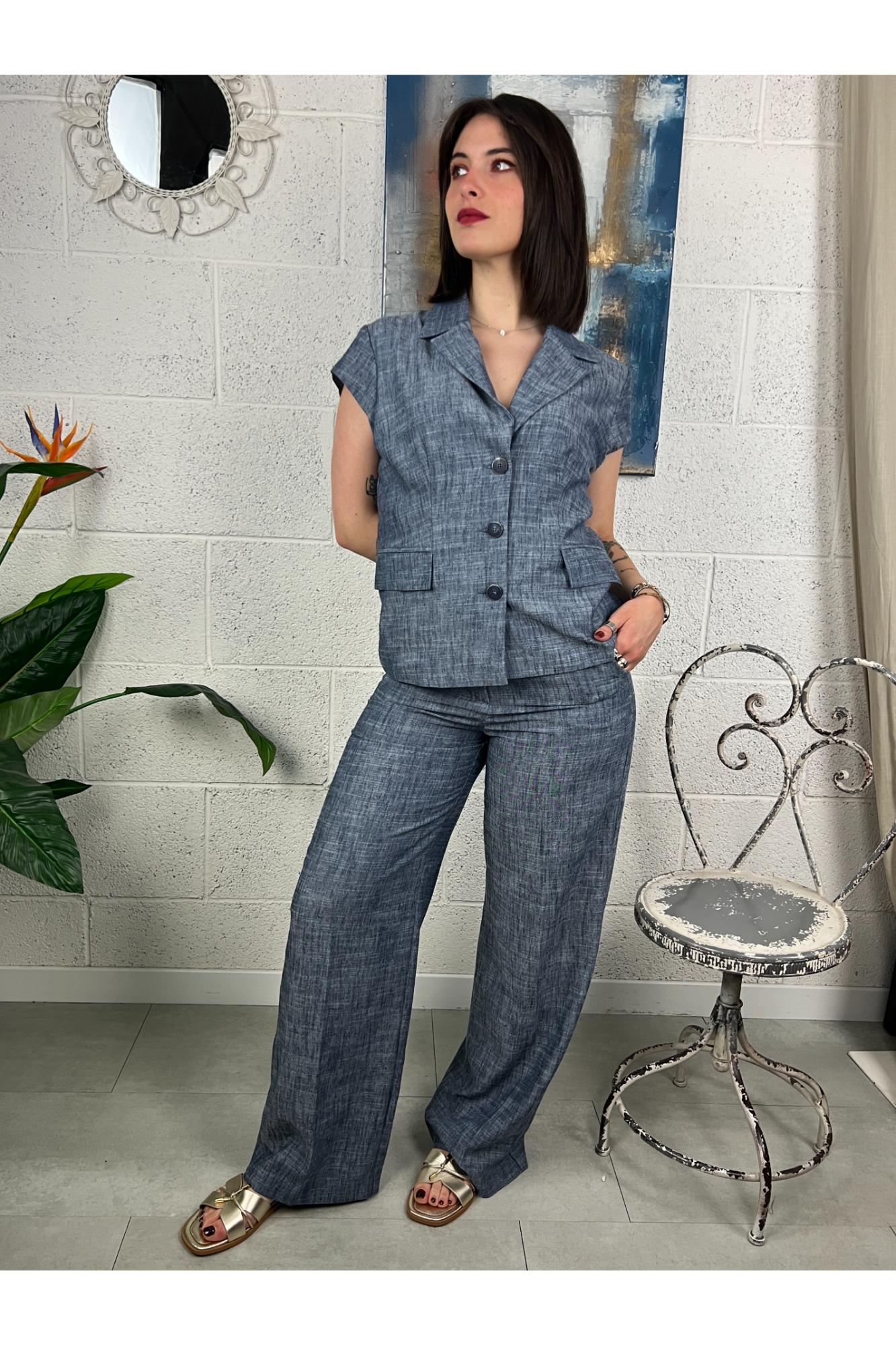 MOTEL Pantalone palazzo Motel Jeans