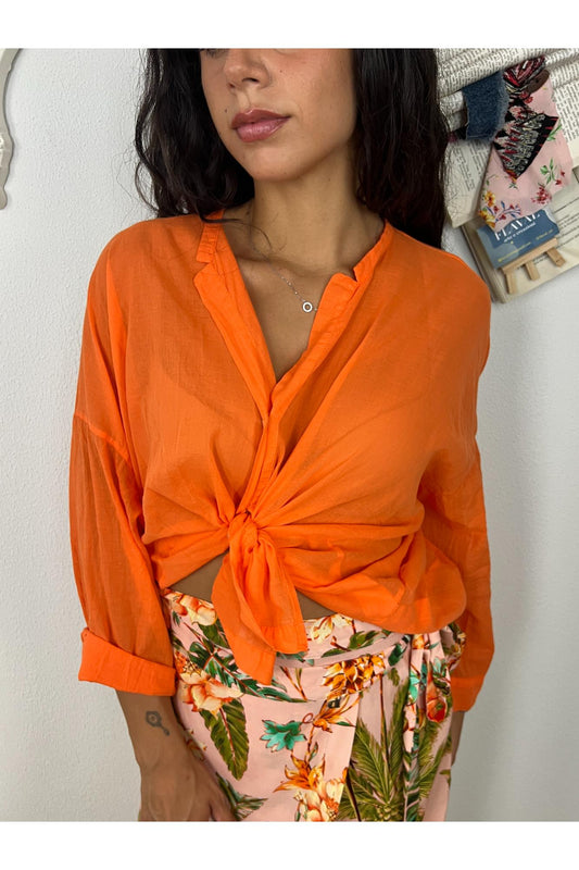 Camicia in mussola di cotone Motel