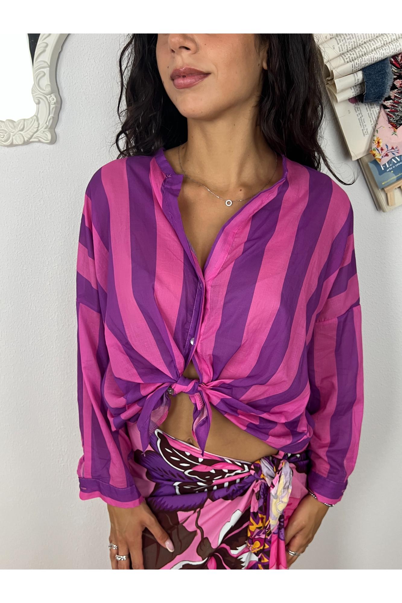 Camicia rigata Motel