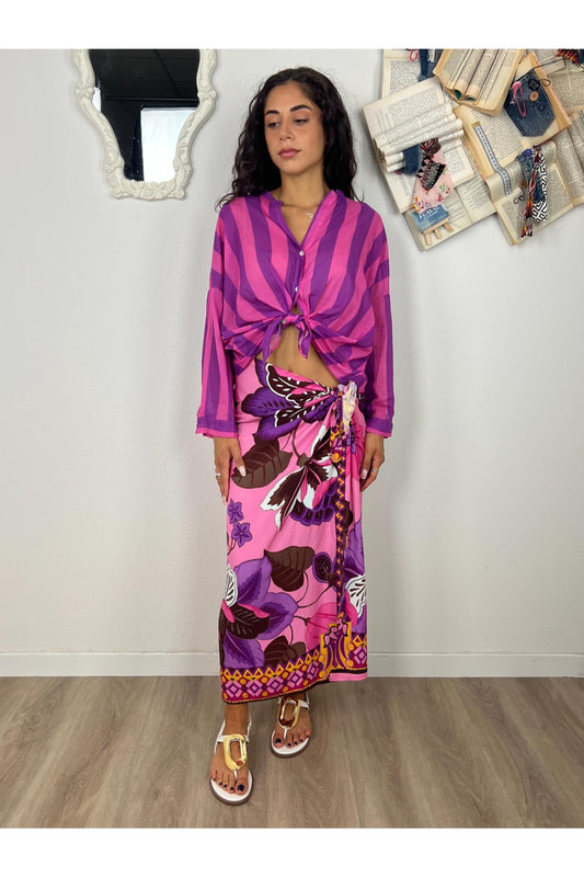 Camicia rigata Motel