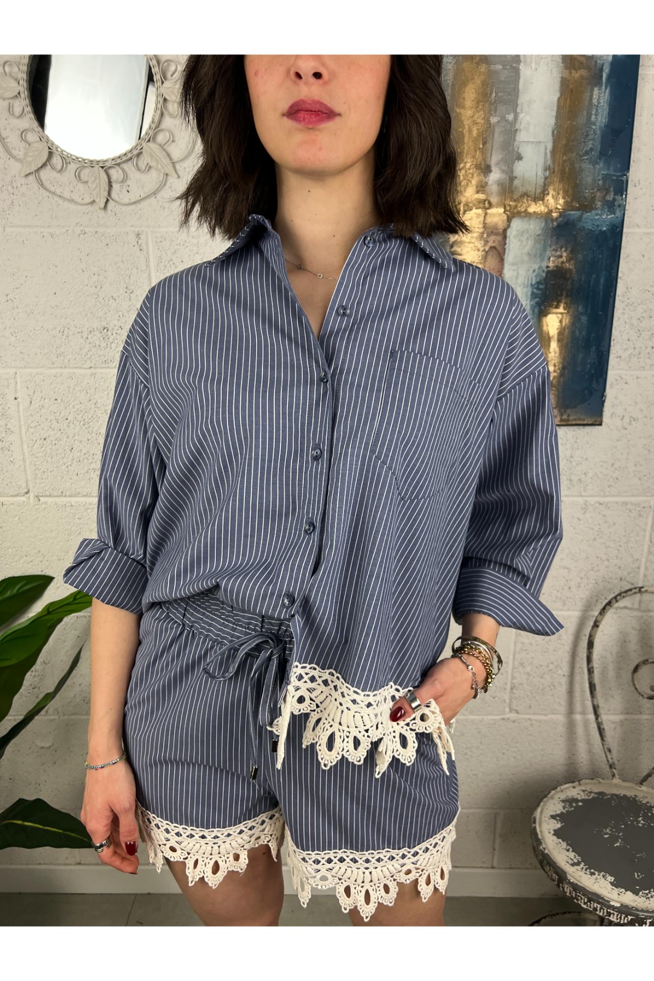 Completo camicia e shorts Motel
