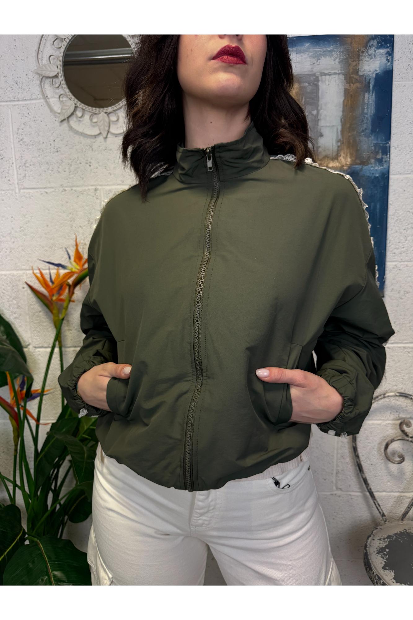 PHILIA LOFT Giubbino acetato Philia loft Militare