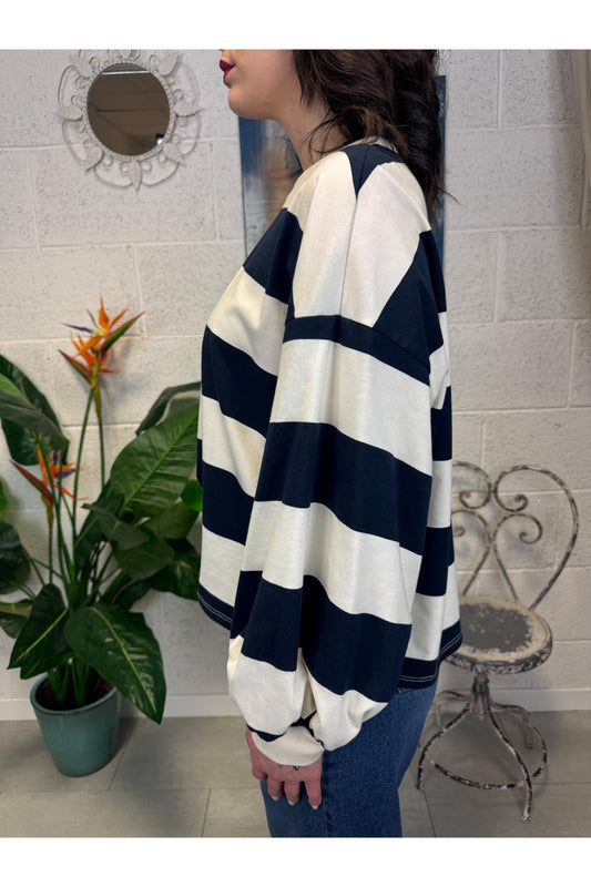 PHILIA LOFT Maglia rigata Philia loft Blu