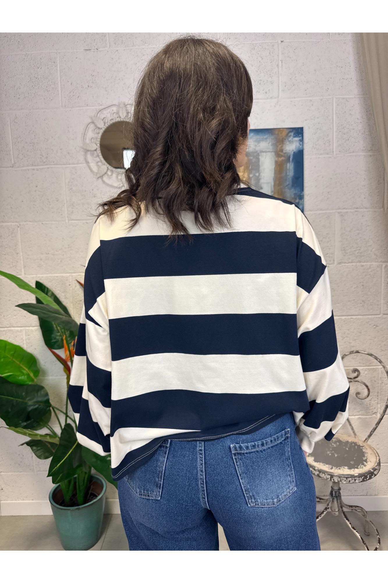 PHILIA LOFT Maglia rigata Philia loft Blu