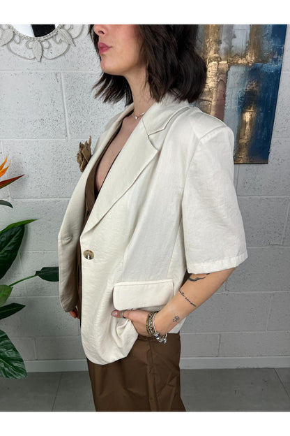 PHILIA LOFT Giacca manica corta Philia Beige