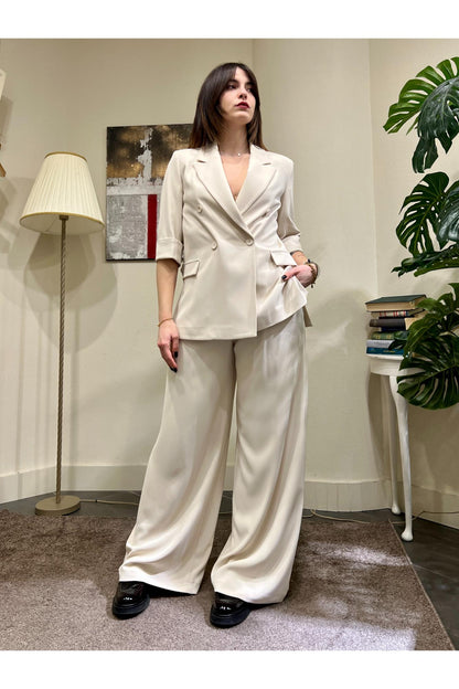 PHILIA LOFT Giacca manica 3/4 Philia loft Burro