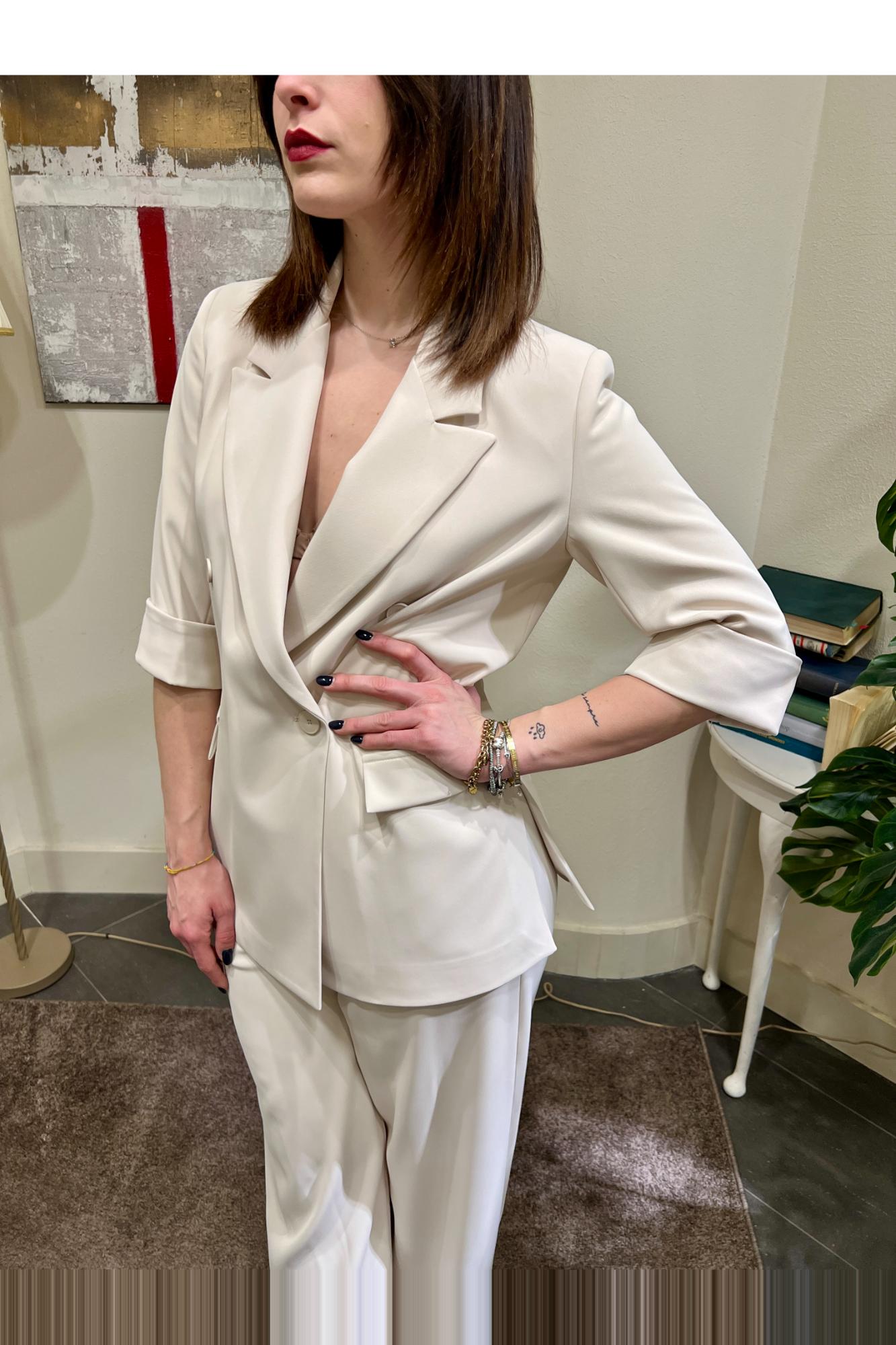 PHILIA LOFT Giacca manica 3/4 Philia loft Burro