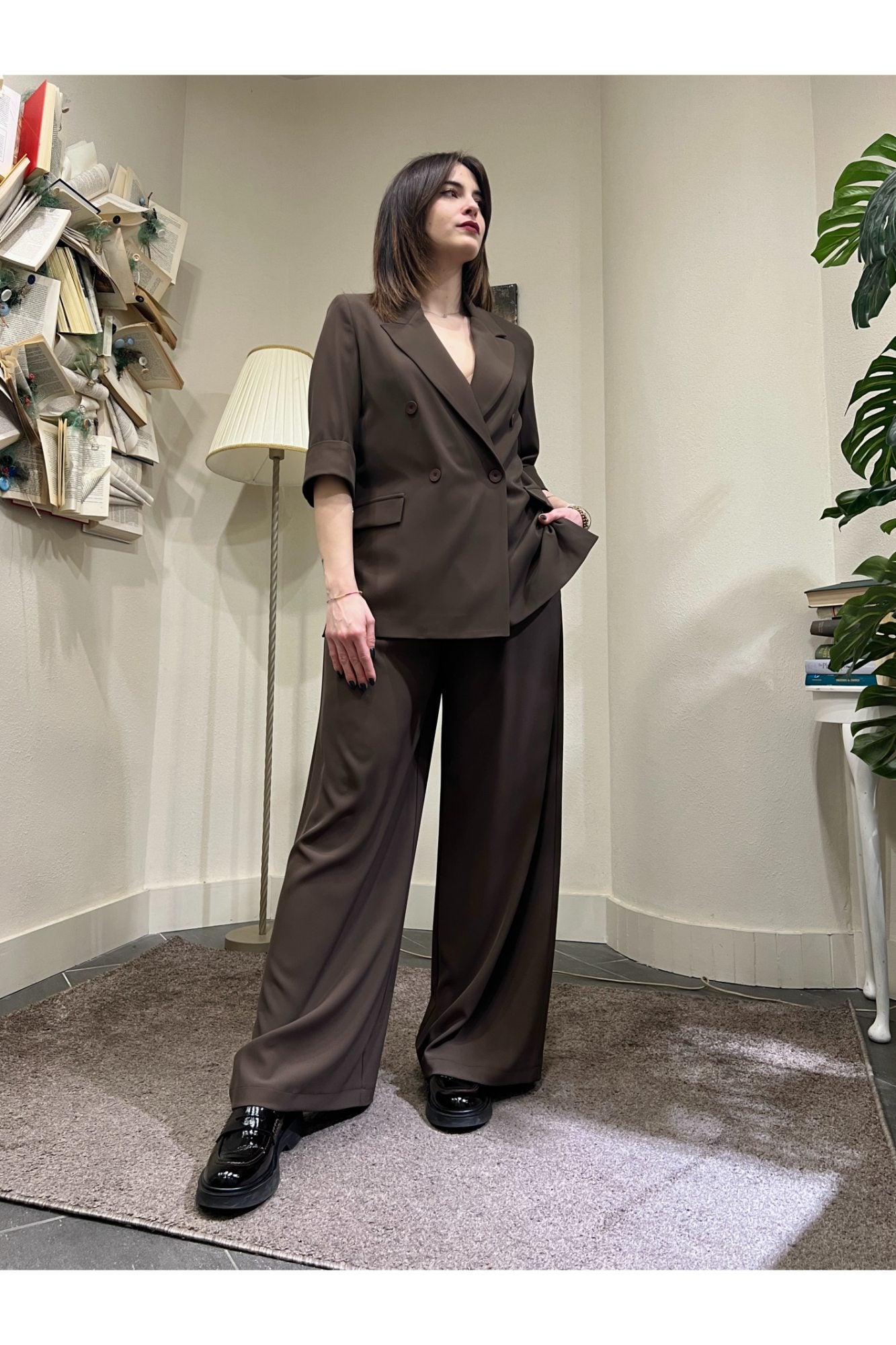 PHILIA LOFT Giacca manica 3/4 Philia loft Moro