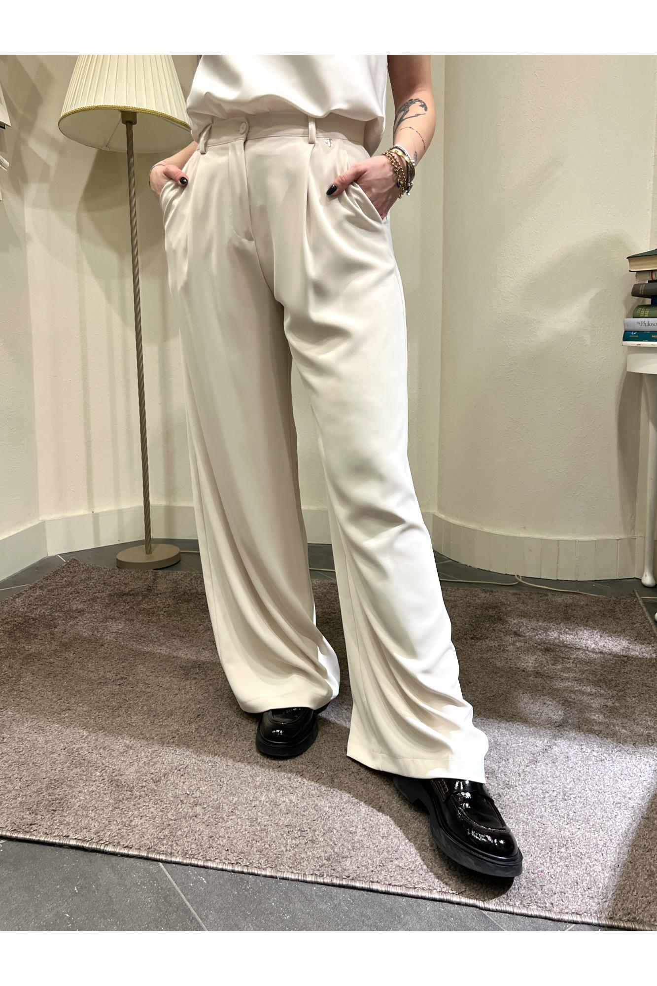 PHILIA LOFT Pantalone fluido Philia loft Burro