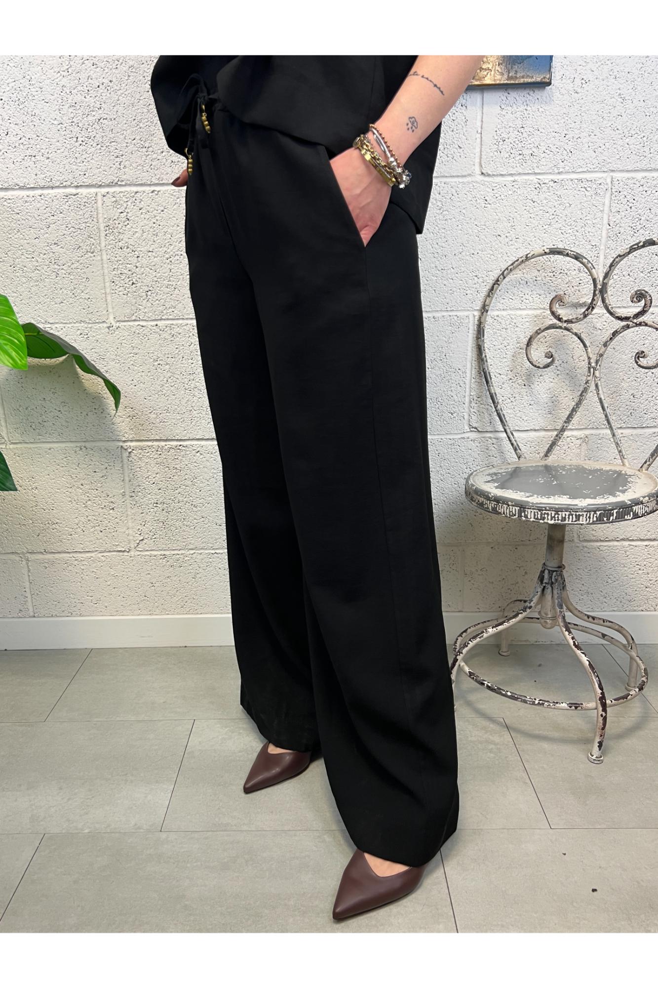 PHILIA LOFT Pantalone con elastico Phili loft Nero