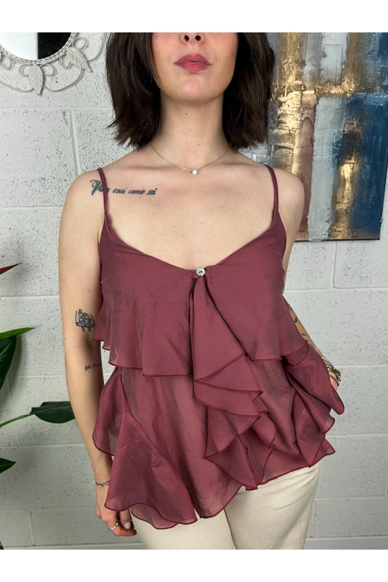 PHILIA LOFT Canottiera con rouge Philia India
