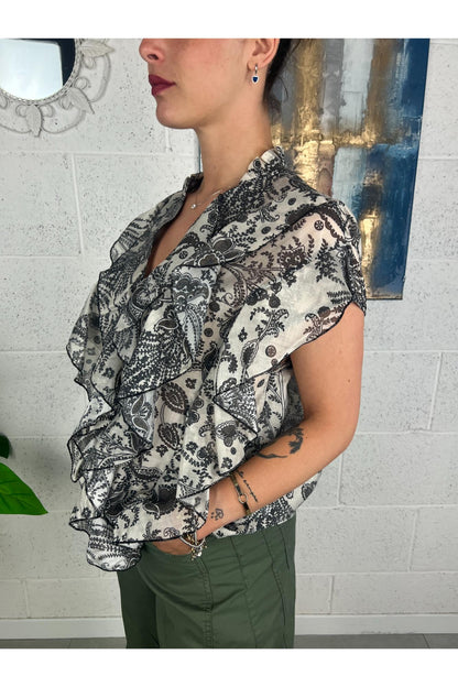 PHILIA LOFT Camicia con rouge Philia Tabacco