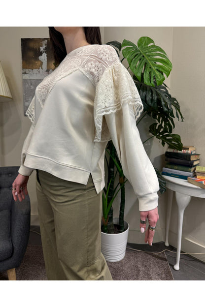 Felpa con pizzo Philia loft