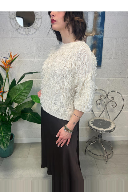 PHILIA LOFT Maglione con fili Philia loft Calce