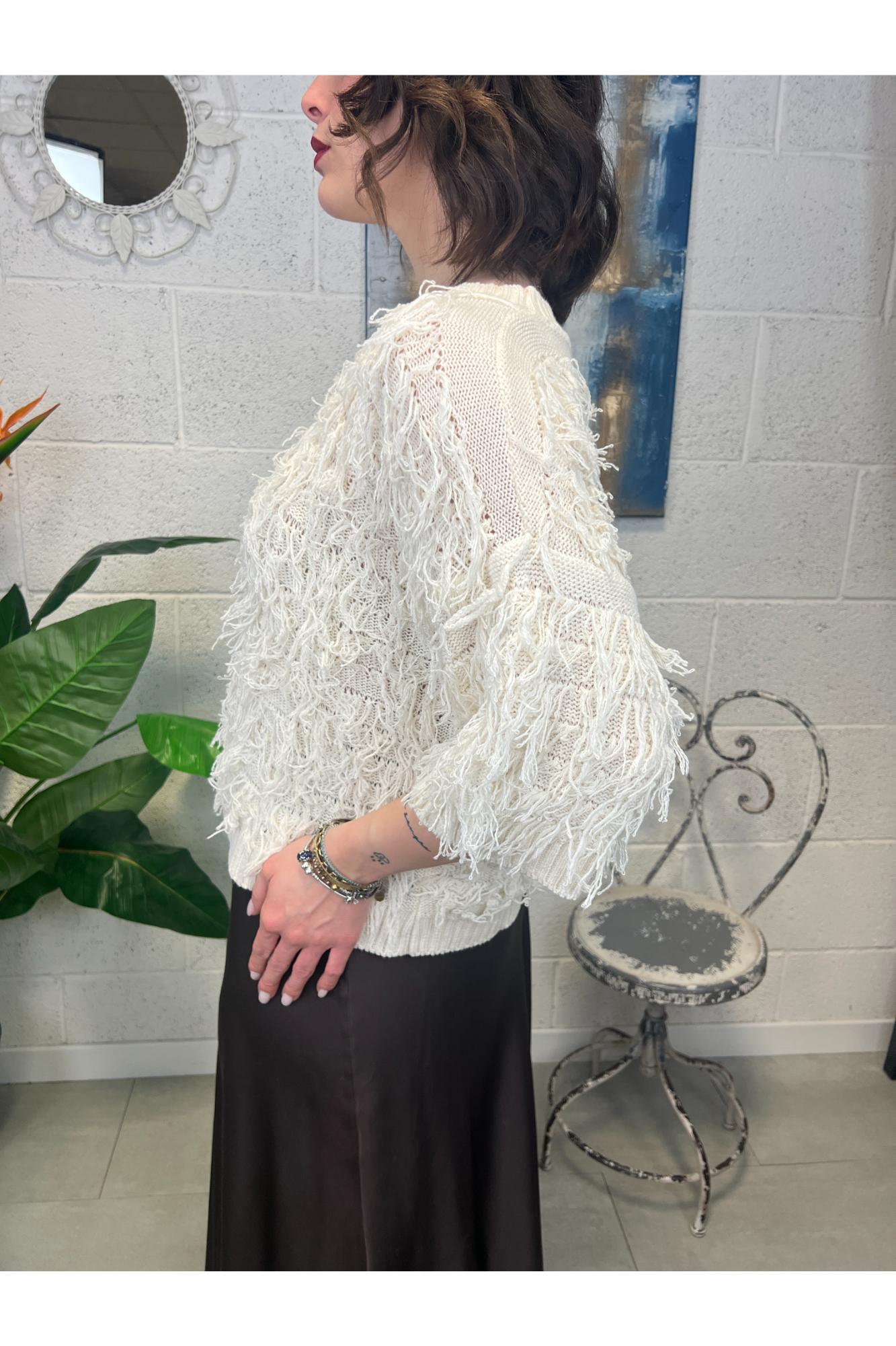 PHILIA LOFT Maglione con fili Philia loft Calce