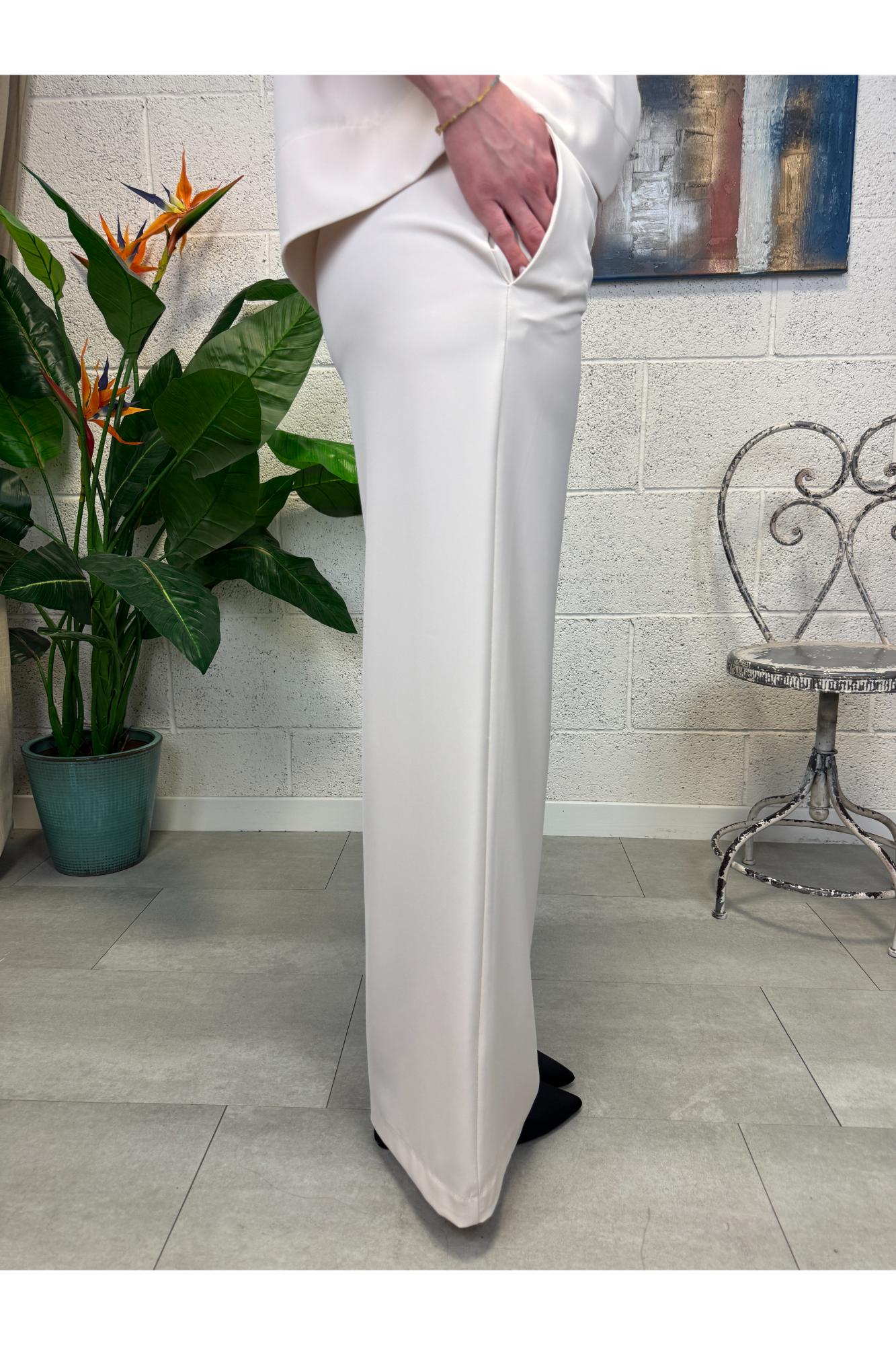 SOUVENIR Pantalone palazzo Souvenir Burro