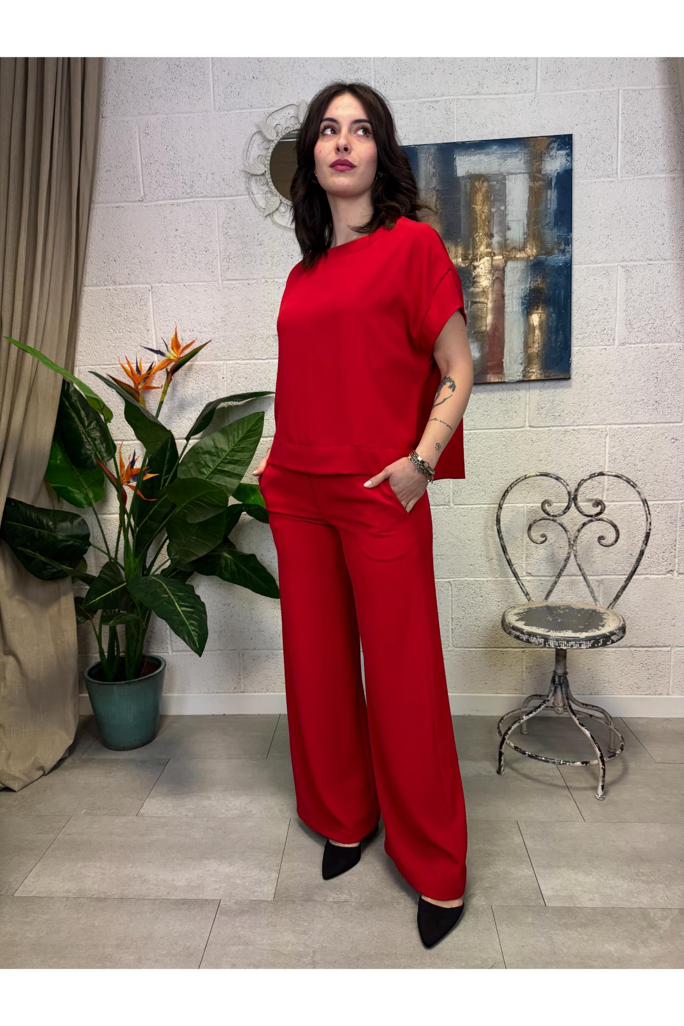 SOUVENIR Maglia over Souvenir Rosso