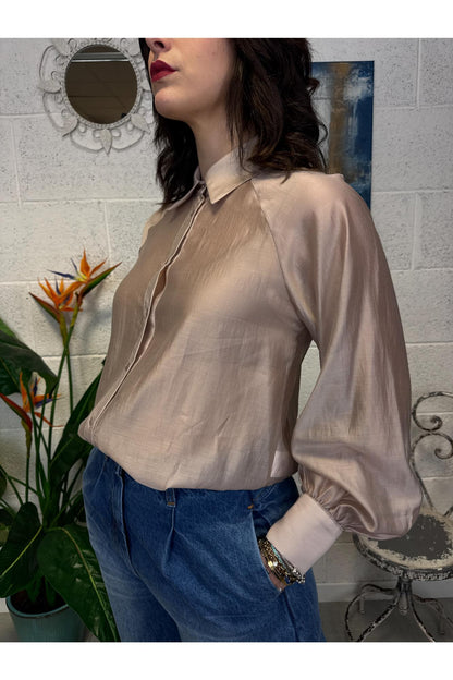 SOUVENIR Camicia velata Souvenir Cipria