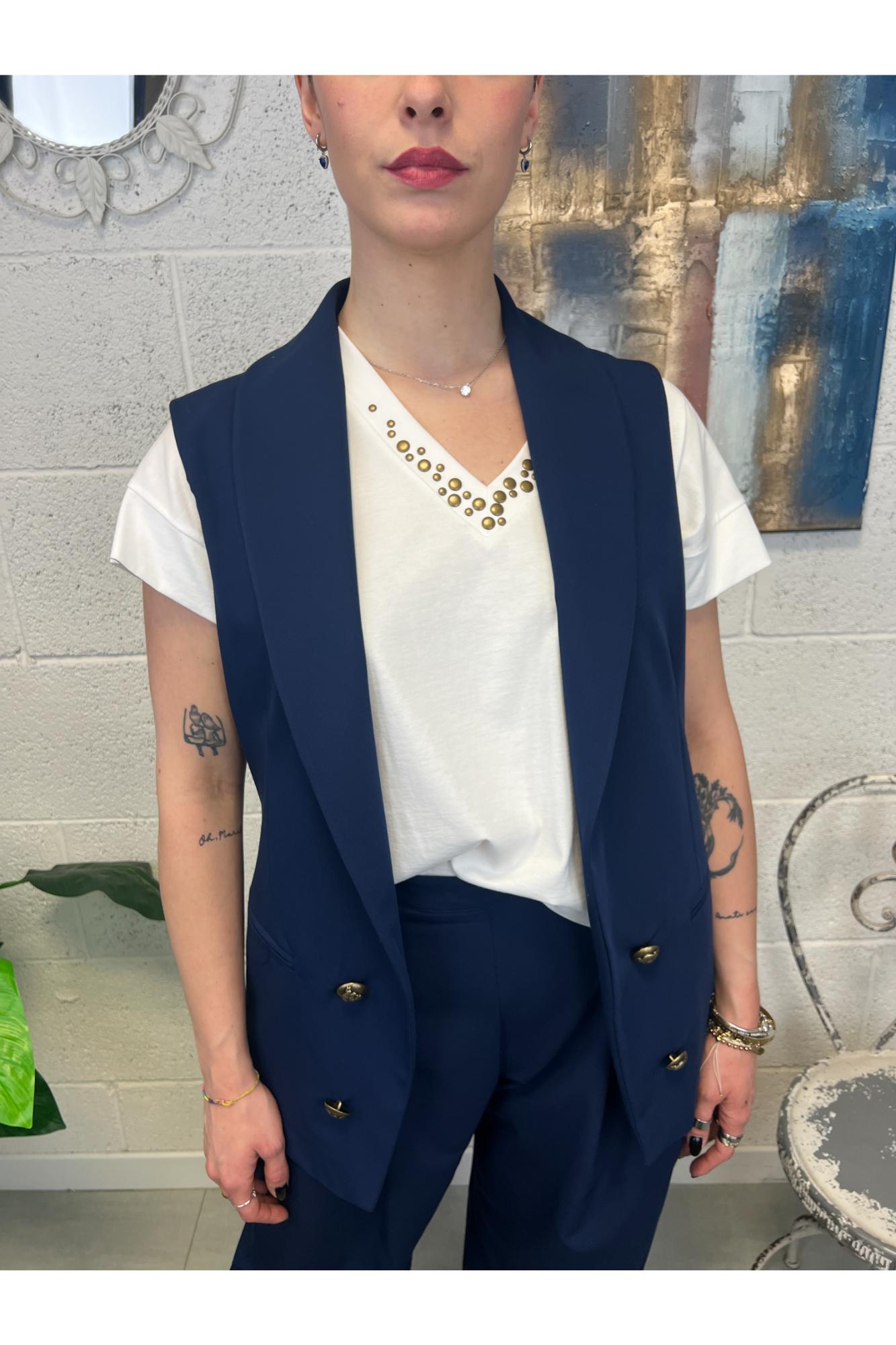 SUSY MIX Gilet aperto Susy mix Blu